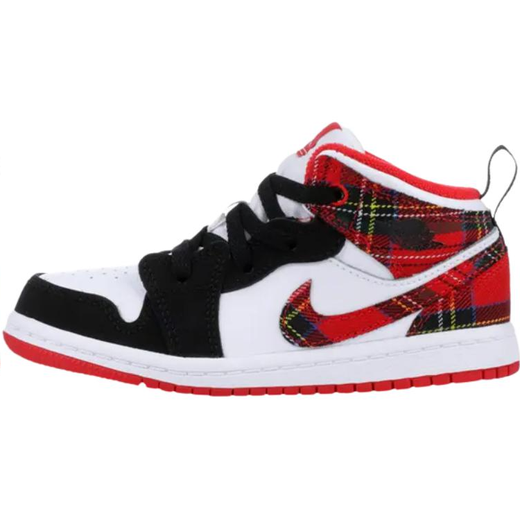 Jordan Jordan Air Jordan 1 Mid top Toddler Shoes White Red Infant And Toddler