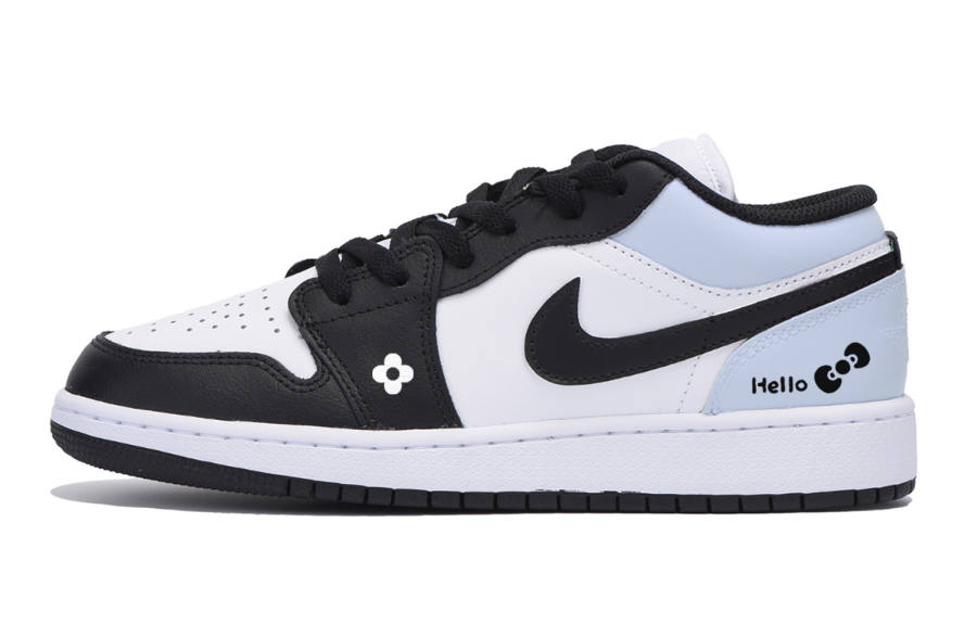 Jordan Jordan Air Jordan 1 Low Leather Low top Children's Basketball Shoes White Teenagers