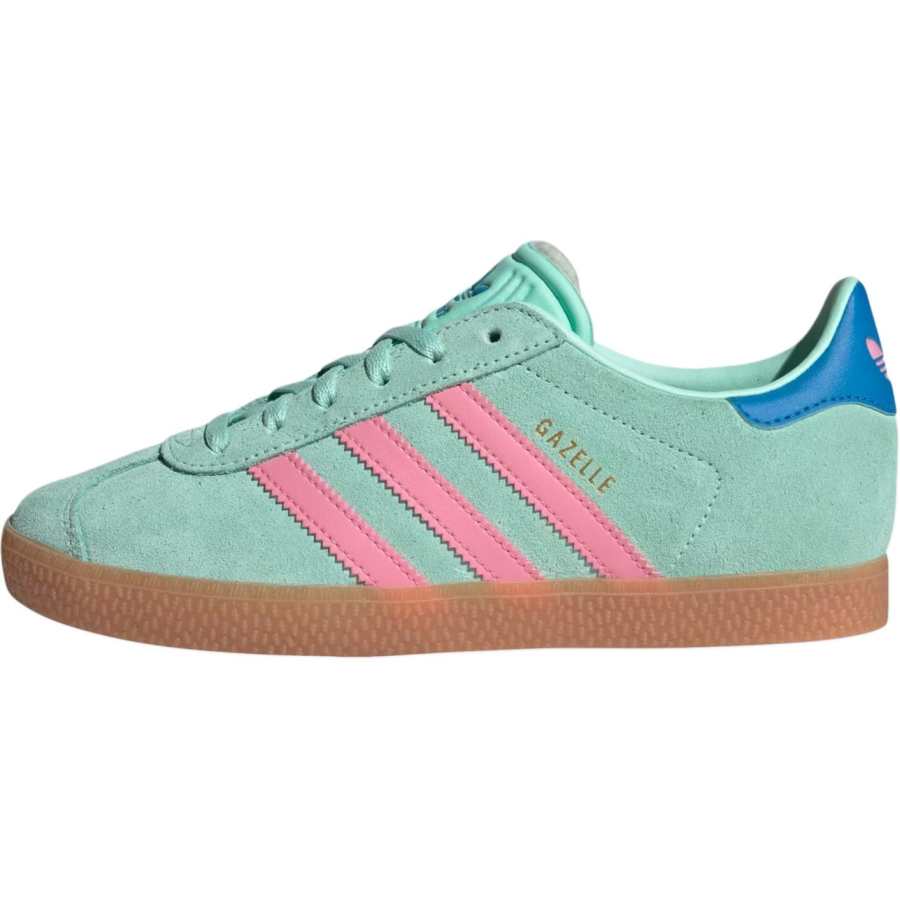 Adidas Originals Gazelle Low top Kids' Skateboarding Shoes Mint Green Unisex