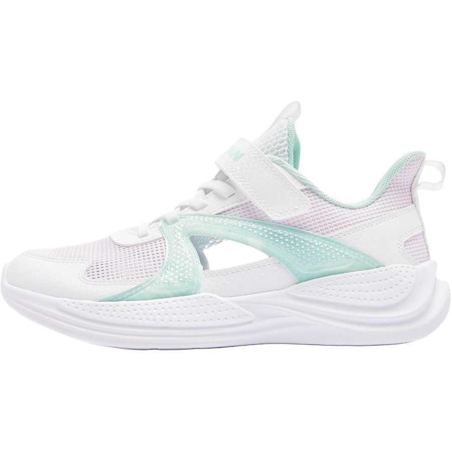 QIAODAN Back Rise 3.0 Low top Running Shoes Jordan White/Tianchen Blue Teenagers