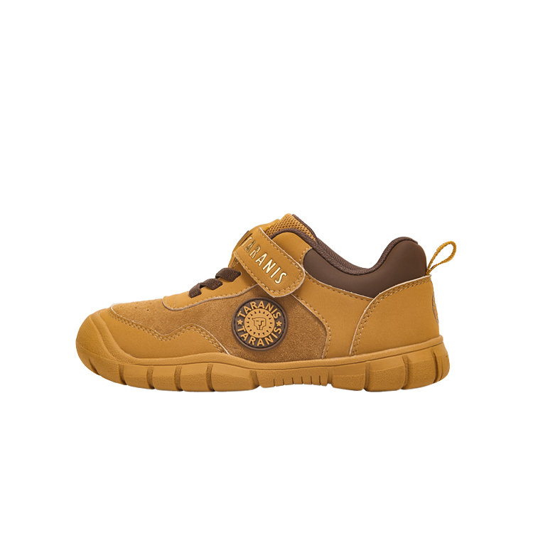 TARANIS 318 Synthetic Leather Slip Resistant Slip Resistant Running Shoes Ginger Yellow Kids'