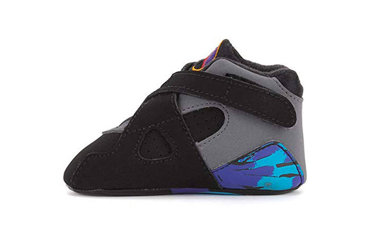 Jordan Jordan Air Jordan 8 'Crib Booties Pack' High top Lake Blue Black Toddler Shoes Infant And Toddler