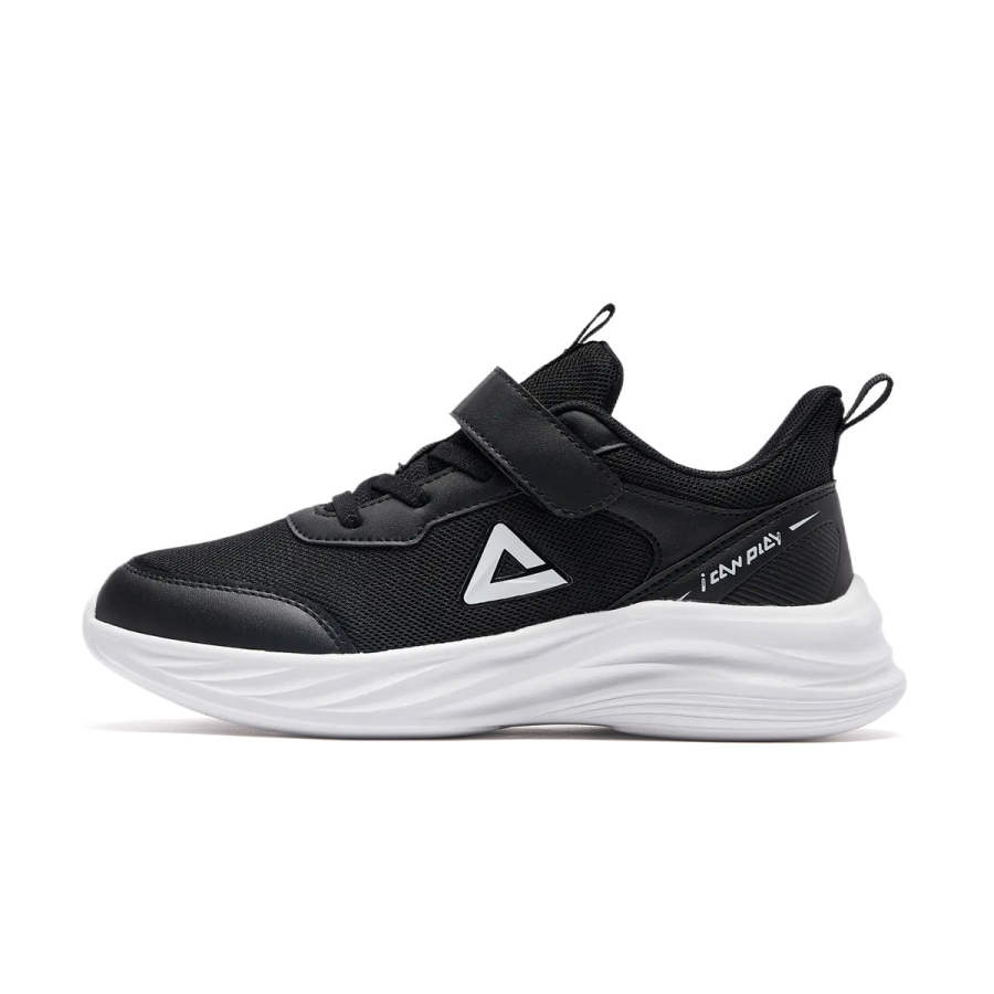 PEAK Low top Running Shoes Black White Teenagers