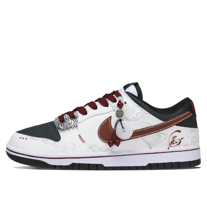 Nike Nike Dunk Horse Steps On Auspicious Clouds Leather Abrasion Resistant Lightweight Cushioning Slip Resistant