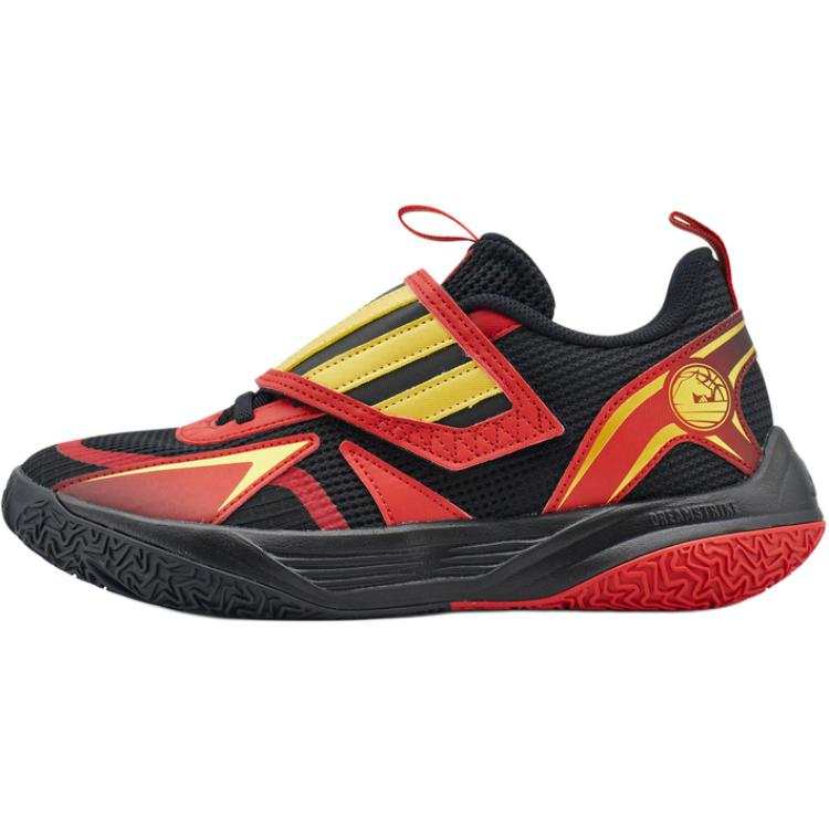Adidas Adidas XENOBURST Low top Basketball Shoes Black Gold Red Kids'
