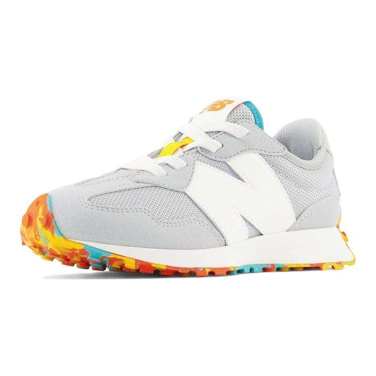 New Balance New Balance NB 327 Low top Cushioning, Wear Resistant Casual Shoes Gray White Kids'