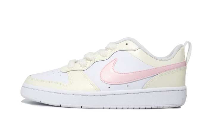 Nike Nike Court Borough 2 Low top Kids' Skateboarding Shoes White Teenagers