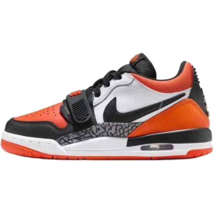 Jordan Jordan Legacy 312 Low top Basketball Shoes White Orange Black Unisex