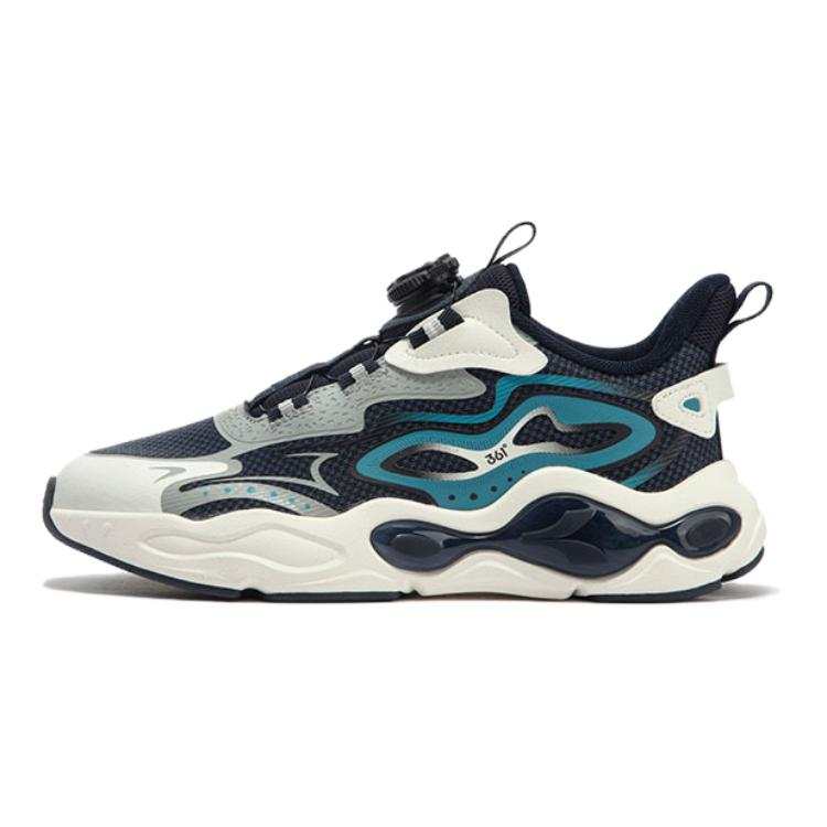 361°KIDS Comfortable And Trendy Low top Casual Shoes Blue White Gray Teenagers