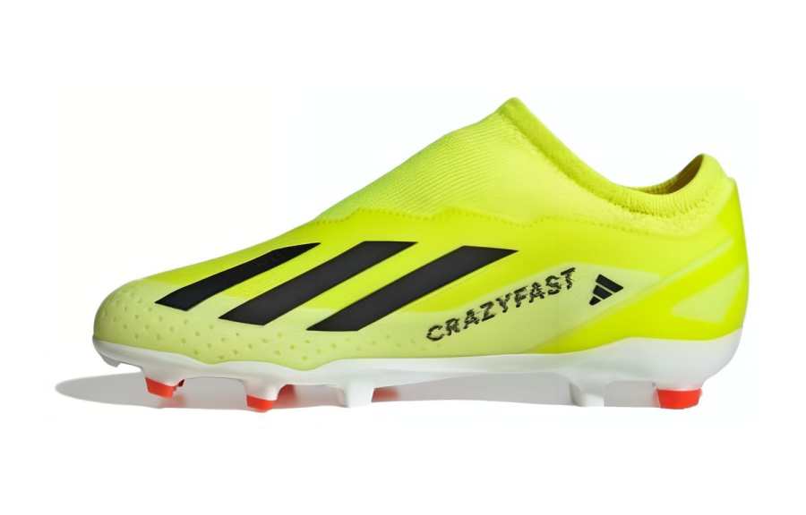 Adidas adidas Crazyfast League Laceless FG Team Solar Yellow Core Black Cloud White GS