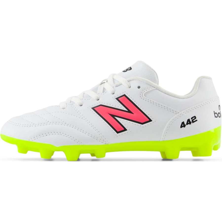 New Balance New Balance 442 V2 Low top Kids' Soccer Shoes White Yellow Kids'