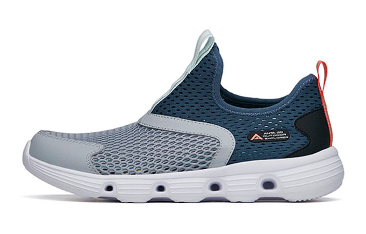 Antakids Slip Resistant, Abrasion Resistant, Breathable, Lightweight Cushioning Low top Running Shoes Gray Teenagers