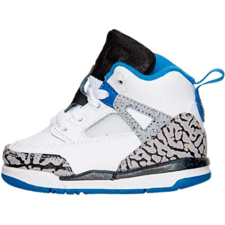 Jordan Jordan Spizike Slip Resistant Abrasion Resistant High top Toddler Shoes White Blue Infant And Toddler