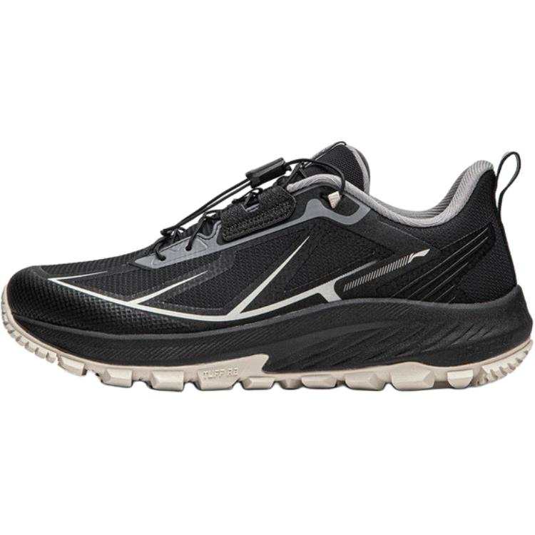 Li-Ning YOUNG Li Ning YOUNG Outdoor Slip Resistant Abrasion Resistant Low top Running Shoes Black Kids'