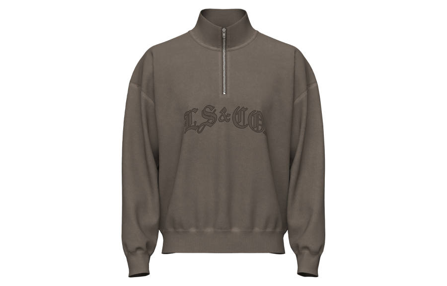 Levis Levis Sweatshirts Unisex Brown Stand Collar Moderate