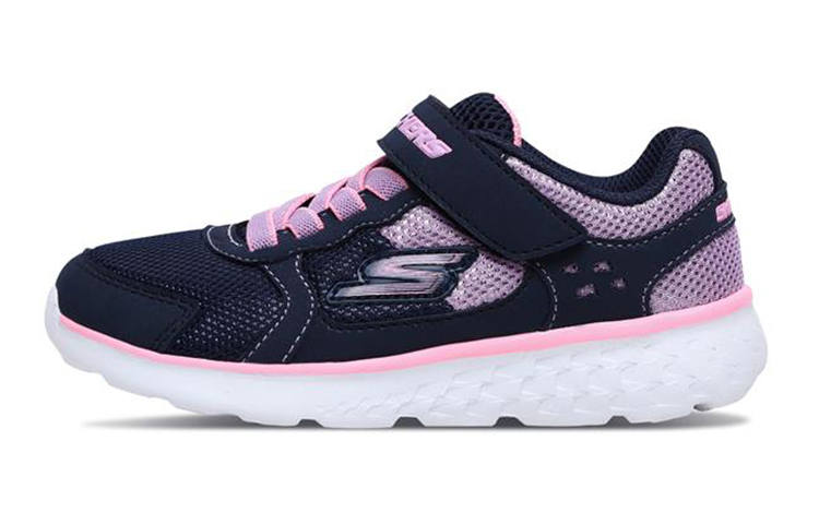 Skechers Kids Go Run 400 Sparkle Sprinters Cushioning Abrasion Resistant Breathable Low top Kids' Running Shoes