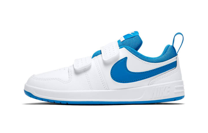 Nike Nike Pico 5 Low top Kids' Skateboarding Shoes White Blue Children Aged 3 7 Years Old