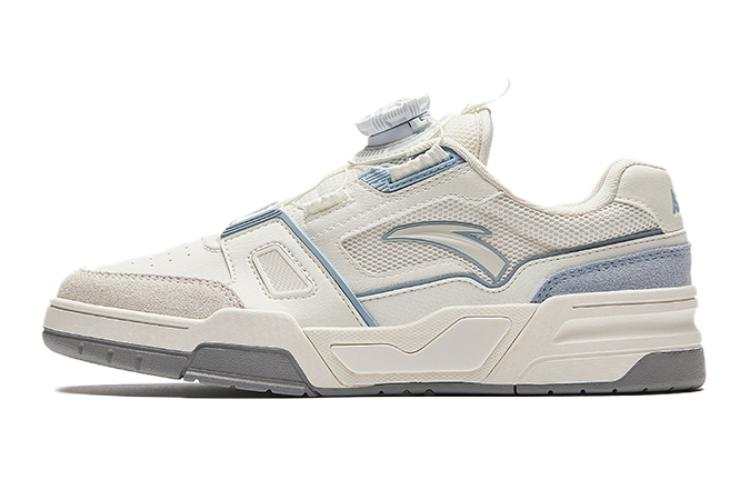 Antakids Low top Skateboard Shoes White Blue Teenagers