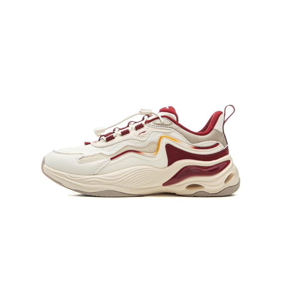 Li-Ning YOUNG Li Ning YOUNG Synthetic Leather Low top Kids Lifestyle Shoes Pink Purple White