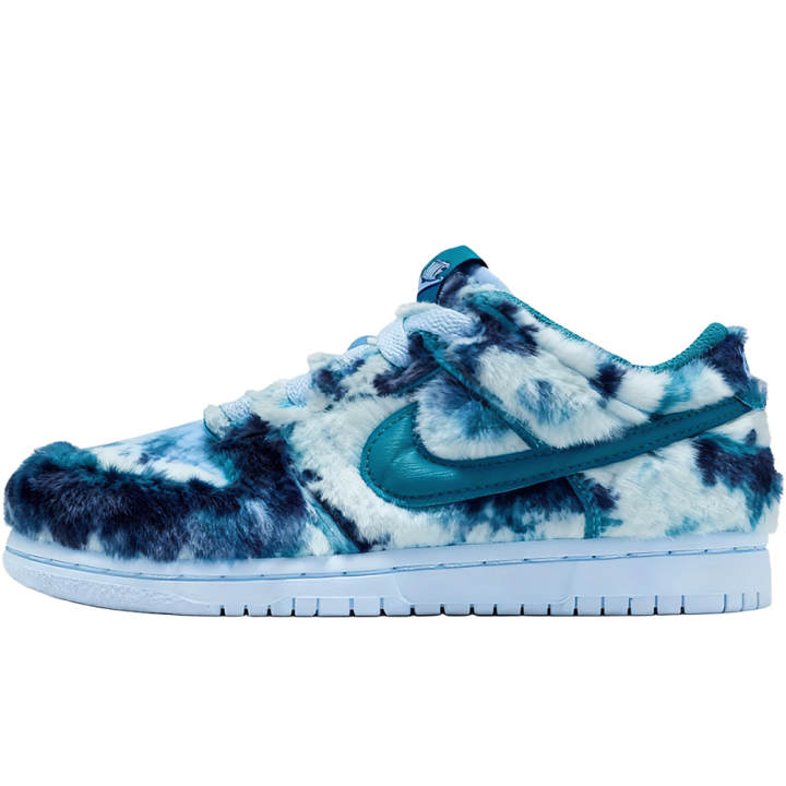 Nike Nike Dunk Winter Tie Dye Thermal Kids' Skateboarding Shoes Blue