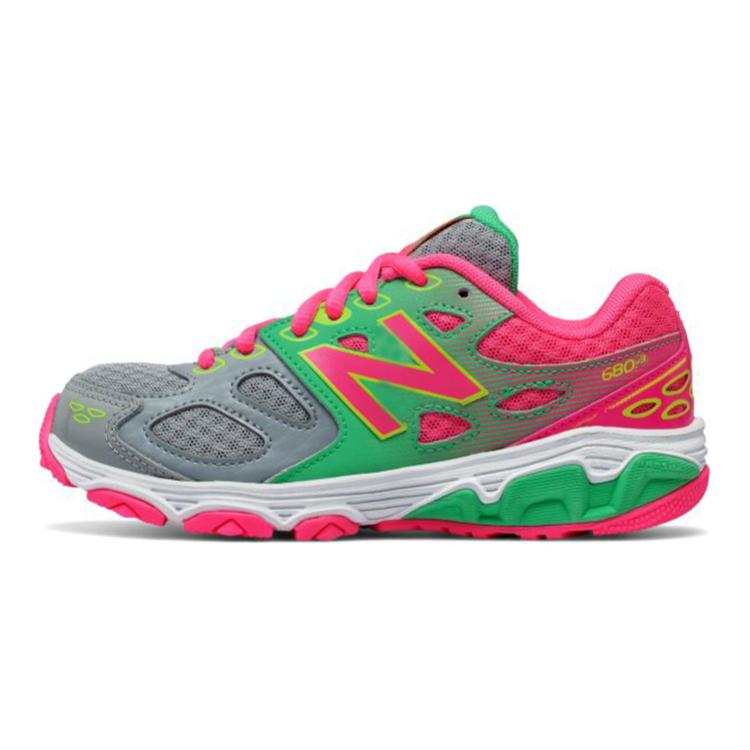 New Balance New Balance NB 680 Collection Low top Kids' Running Shoes Gray Pink Green Kids'