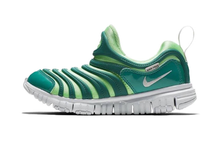 Nike Nike Dynamo Free Kids Lifestyle Shoes Green White Children Aged 3 7 Years Old