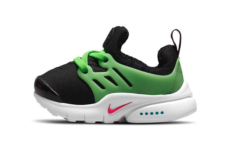 Nike Nike Little Presto Slip Resistant Abrasion Resistant Low top Toddler Shoes Black Green Infant And Toddler
