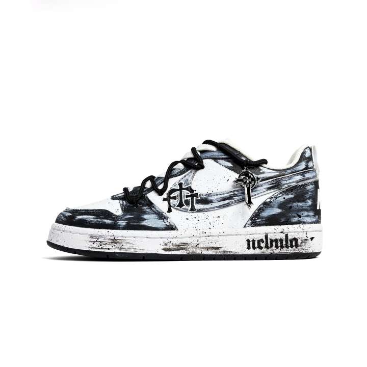 Nike Nike Court Borough Gothic Corolla Synthetic Leather Abrasion Resistant Slip Resistant Low top Skateboard Shoes