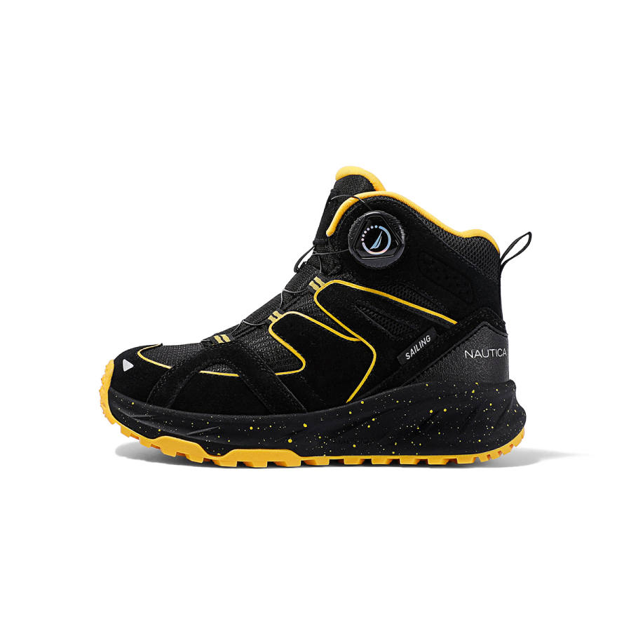 NAUTICA High top Kids' Outdoor Shoes Black Yellow Unisex