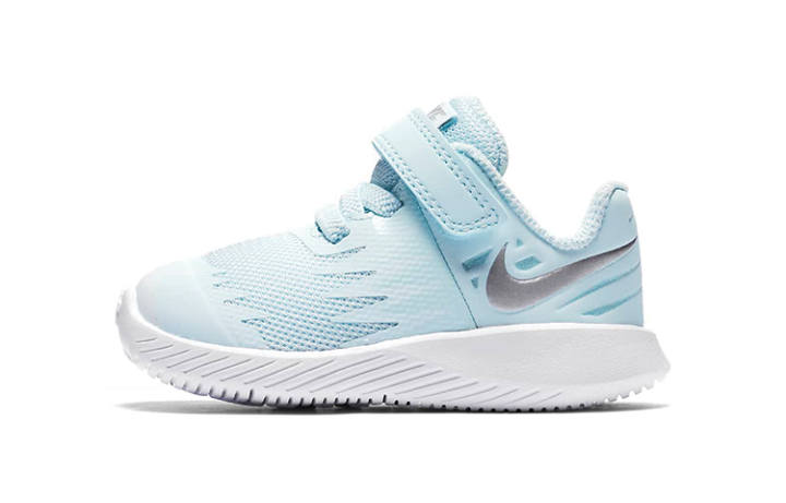 Nike Nike Lunar Apparent Slip Resistant Cushioning Low top Toddler Shoes Light Blue Infant And Toddler