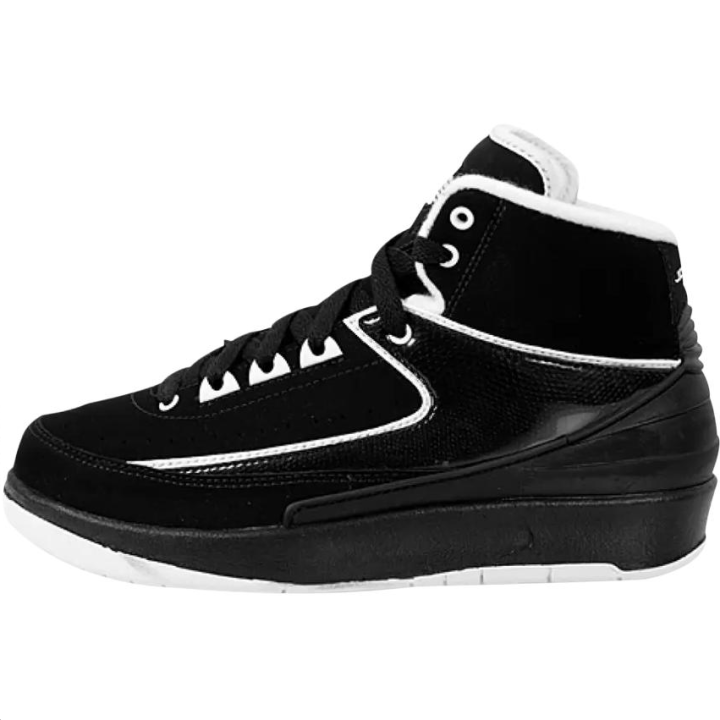 Jordan Jordan Air Jordan 2 Mid top Basketball Shoes Black Unisex