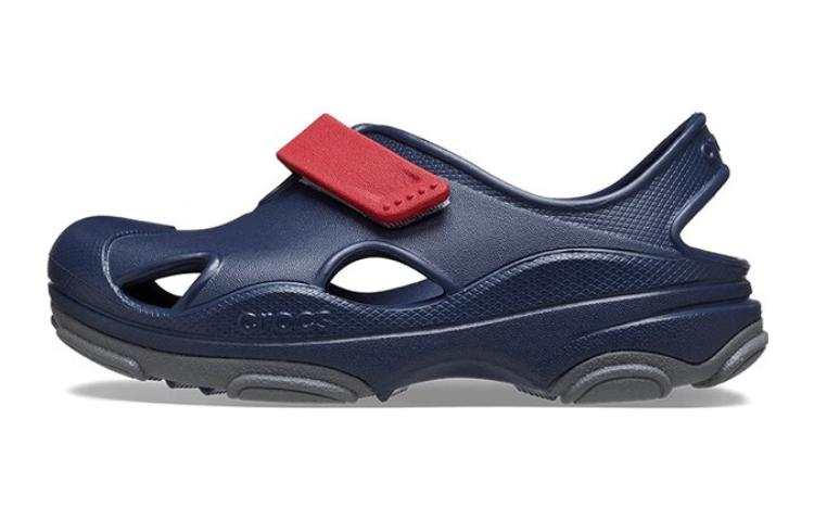 Crocs Comfortable Slip Resistant, Abrasion Resistant, Lightweight Children's Sandals Blue Red Kids'