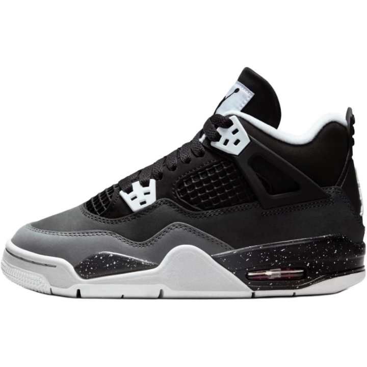 Jordan Jordan Air Jordan 4 High top Basketball Shoes Black Unisex