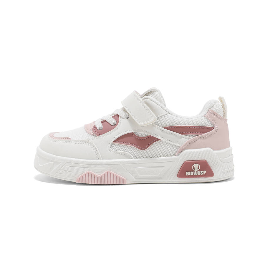 BIG WASP Synthetic Leather Slip Resistant Lightweight Cushioning Low top Kids' Skateboarding Shoes Kids'