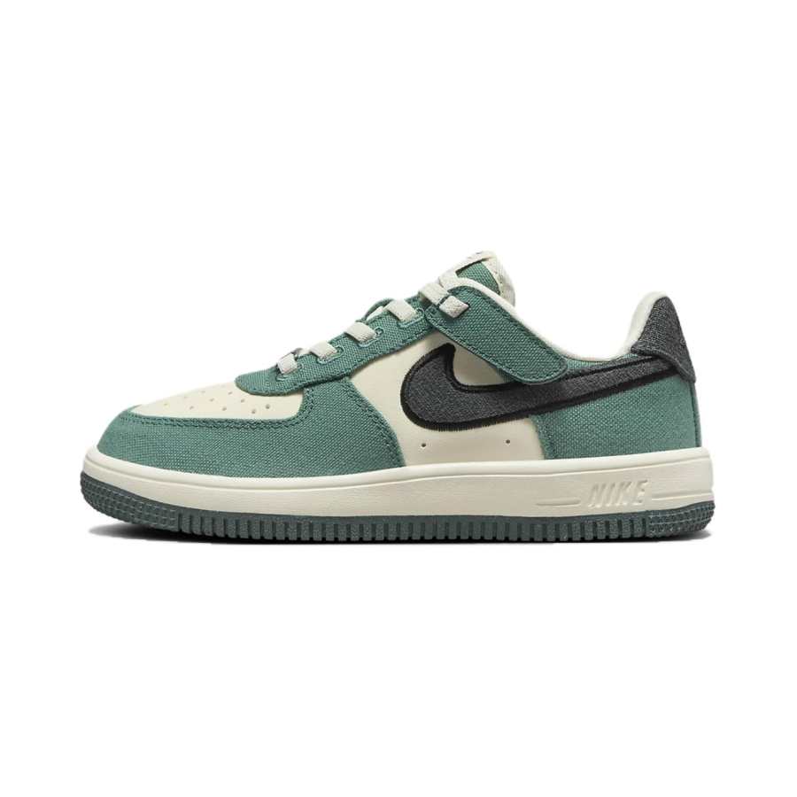 Nike Nike Air Force 1 Slip Resistant Abrasion Resistant Low top Kids' Skateboarding Shoes Green Brown Kids'
