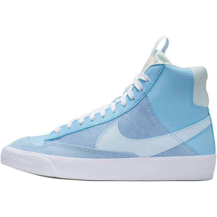 Nike Nike Blazer Mid 77 Synthetic Leather Mid top Skateboard Shoes Soul Blue/Sailing Blue/Beach Blue/Blue Tone Unisex
