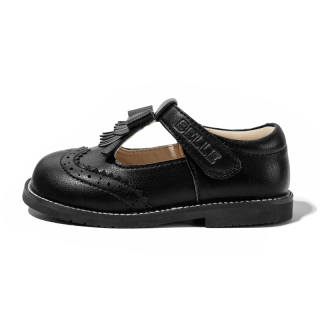 BELLE BABY Slip Resistant Abrasion Resistant Low top Kids' Leather Shoes Children Aged 3 7 Years Old