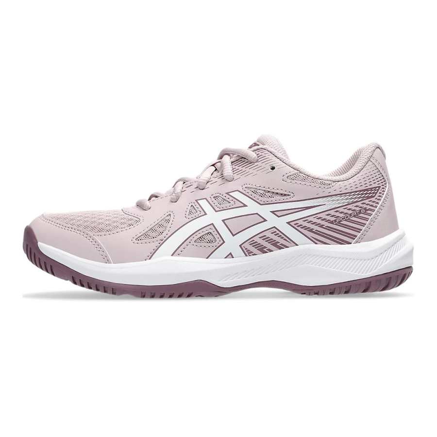 Asics Gel Upcourt 6 Soft And Comfortable Abrasion Resistant Abrasion Resistant Low top Kids' Running Shoes Lotus Color