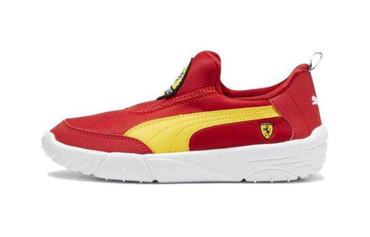 PUMA Scuderia Ferrari Cushioning Kids Lifestyle Shoes Race Red Children Aged 3 7 Years Old