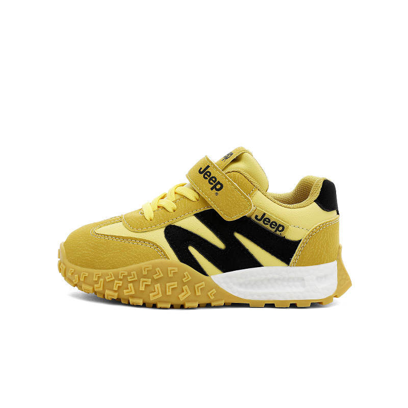 Jeep Low top Running Shoes Black Yellow Kids'