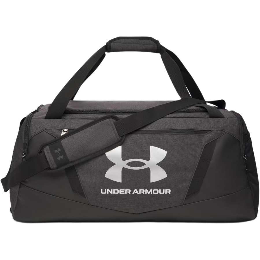 Under Armour 58L Polyester Travel Bag Unisex Black & Metallic Silver