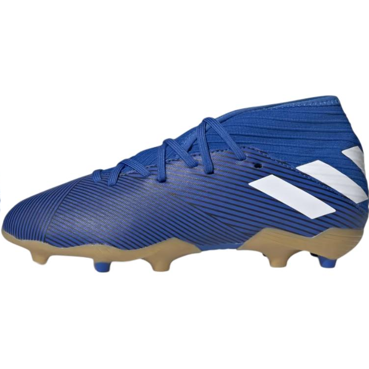 Adidas Adidas Slip Resistant Abrasion Resistant Mid top Kids' Soccer Shoes Blue Teenagers