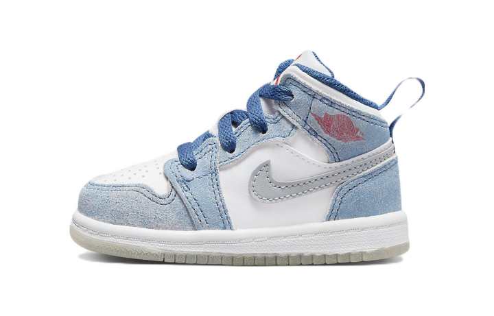Jordan Jordan 1 Mid SE French Blue Light Steel TD