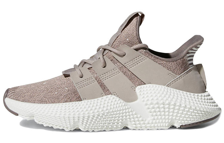 Adidas Originals PROPHERE Cushioning Kids Lifestyle Shoes Gray Brown White Teenagers