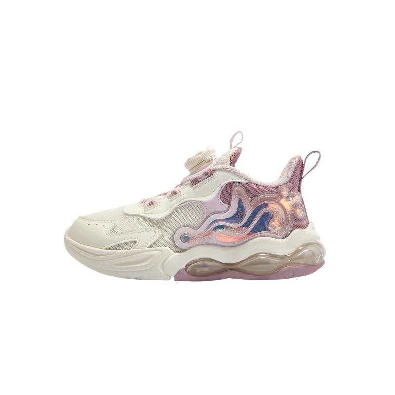 361°KIDS Abrasion Resistant Abrasion Resistant Low top Kids Lifestyle Shoes Feather White/Clear Water Pink/Dusty Purple