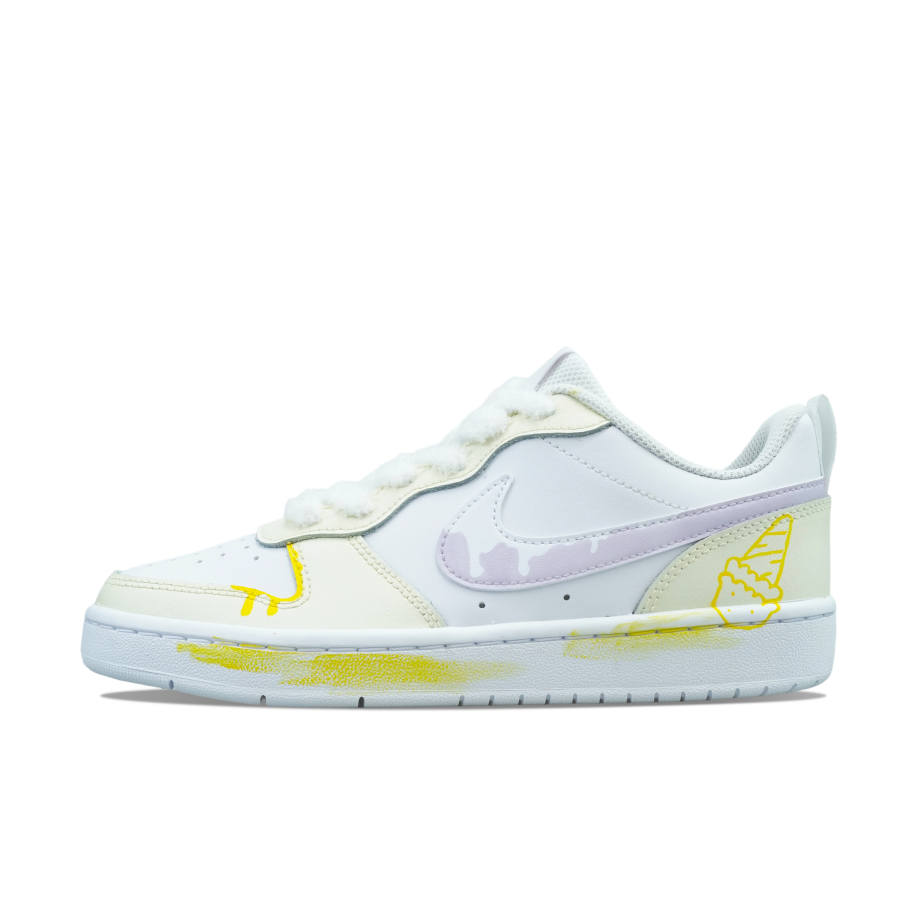 Nike Nike Court Borough Low 2 Leather Low top Kids' Skateboarding Shoes Teenagers