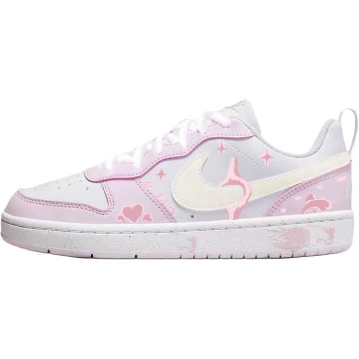 Nike Nike Court Borough Pink Star Slip Resistant Cushioning Abrasion Resistant Slip Resistant Cushioning Abrasion Resistant