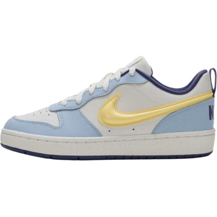 Nike Nike Court Borough Low top Skateboard Shoes White Blue Yellow Unisex