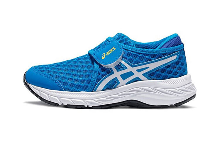 Asics RUNNING KIDS CONTEND Cool Run Low top Kids' Running Shoes Blue White Children Aged 3 7 Years Old