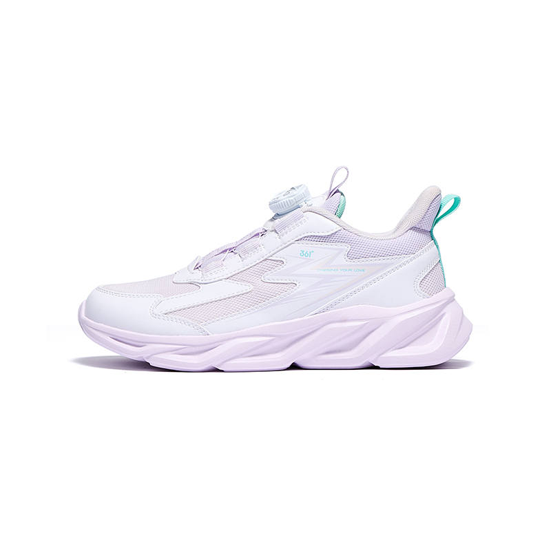 361°KIDS Low top Running Shoes White Purple Unisex